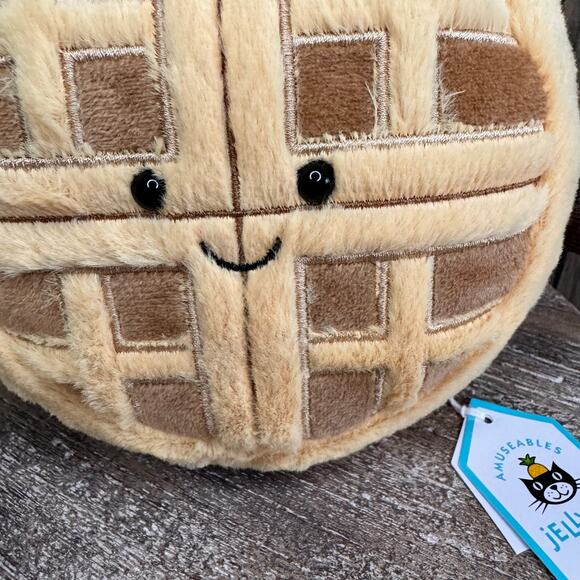Jellycat Rene Waffle Amuseables New FAST SHIP Amuseables Waffle - Picture 4 of 8